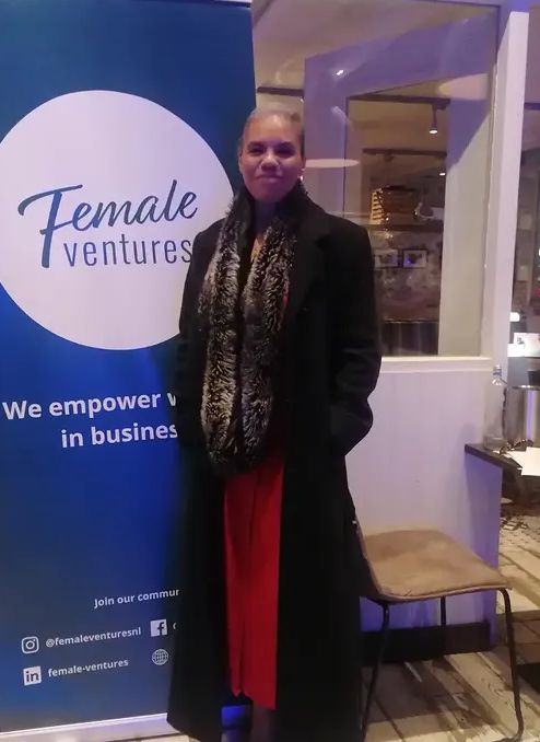 Vilma at Female Ventures community event