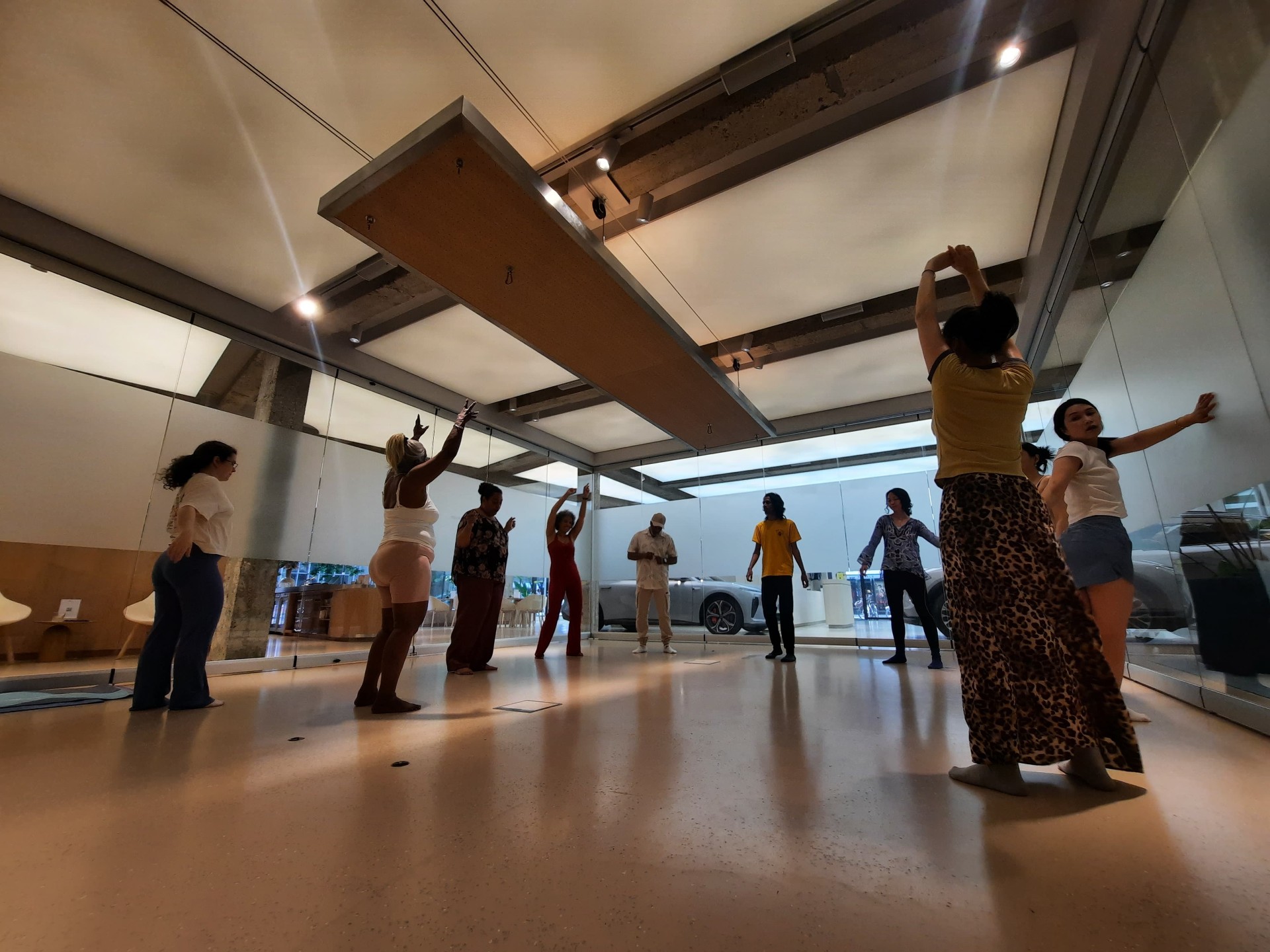 Embodied movement practice in the studio